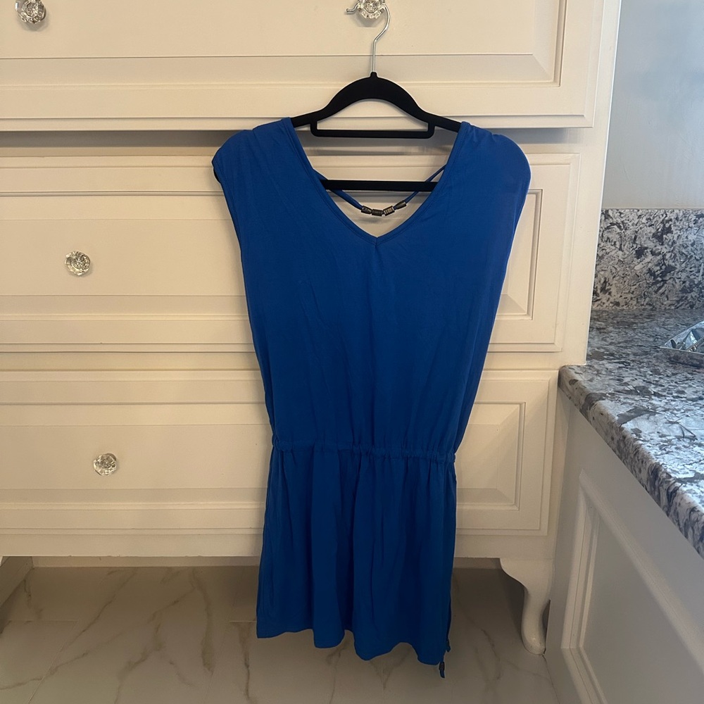 NWT blue coverup